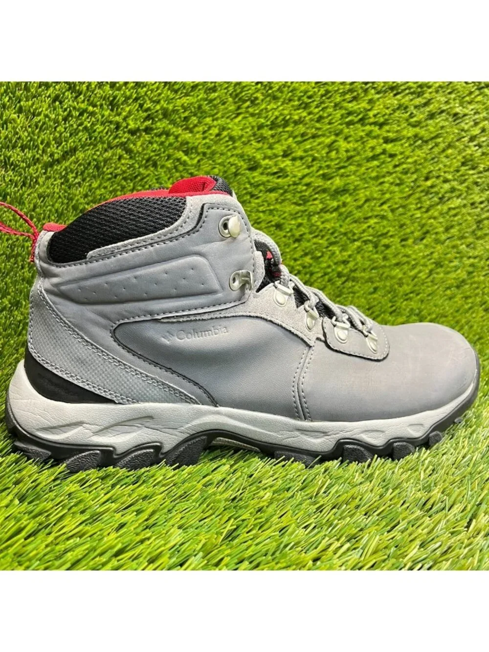Columbia Newton Ridge Plus II Mens Size 10 Gray Outdoor Waterproof Hiking Boots